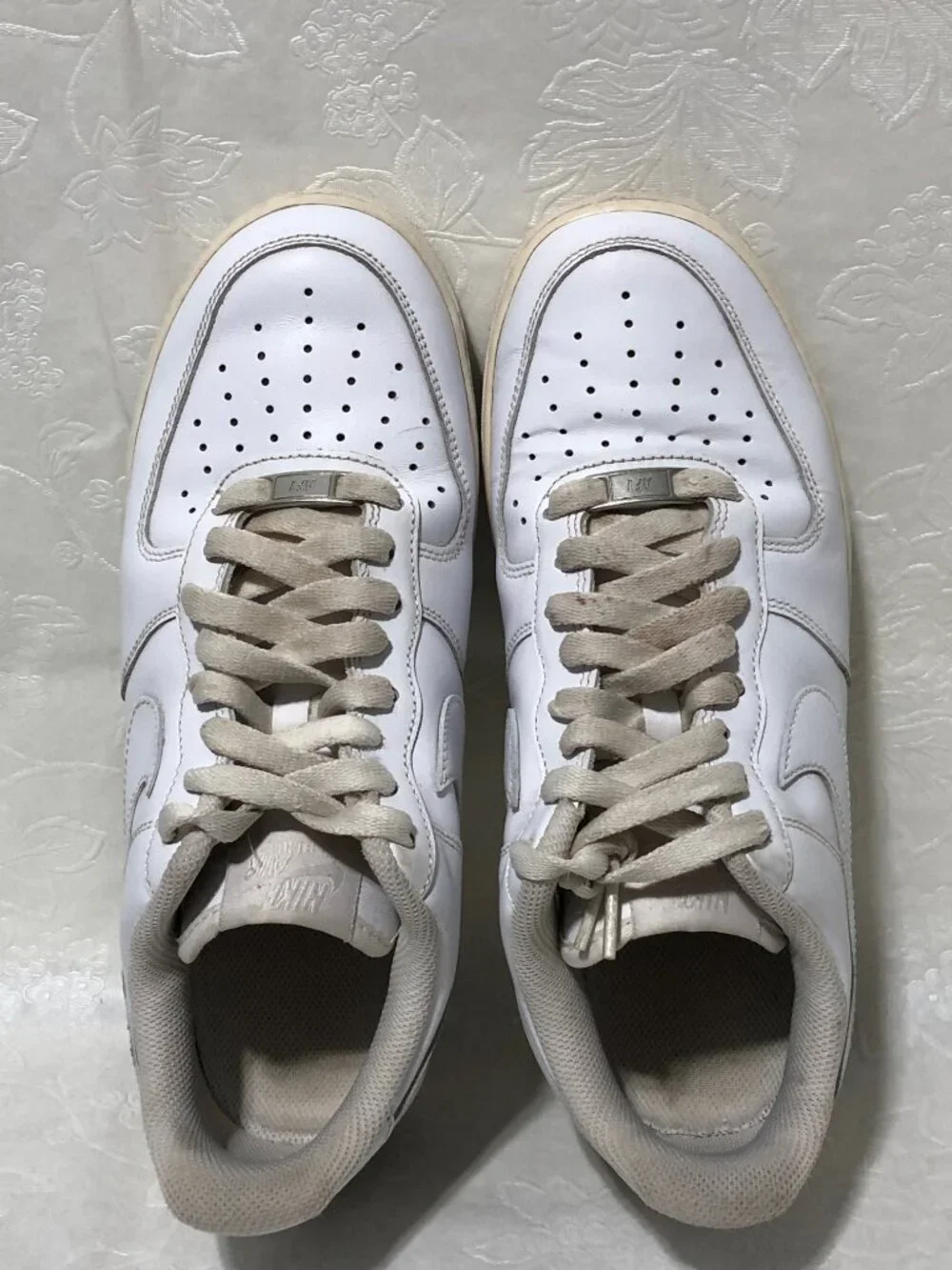 Nike Air Force 1 '07 Low Men’s Size 8 Triple White White Sneakers